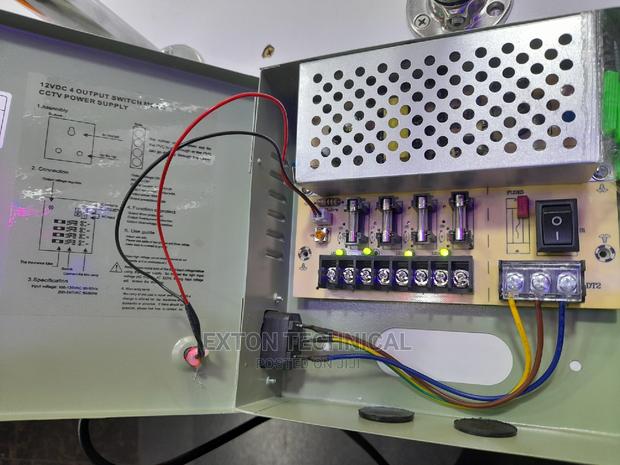 Cctv Power Supply Unit 12v 5amps Closed