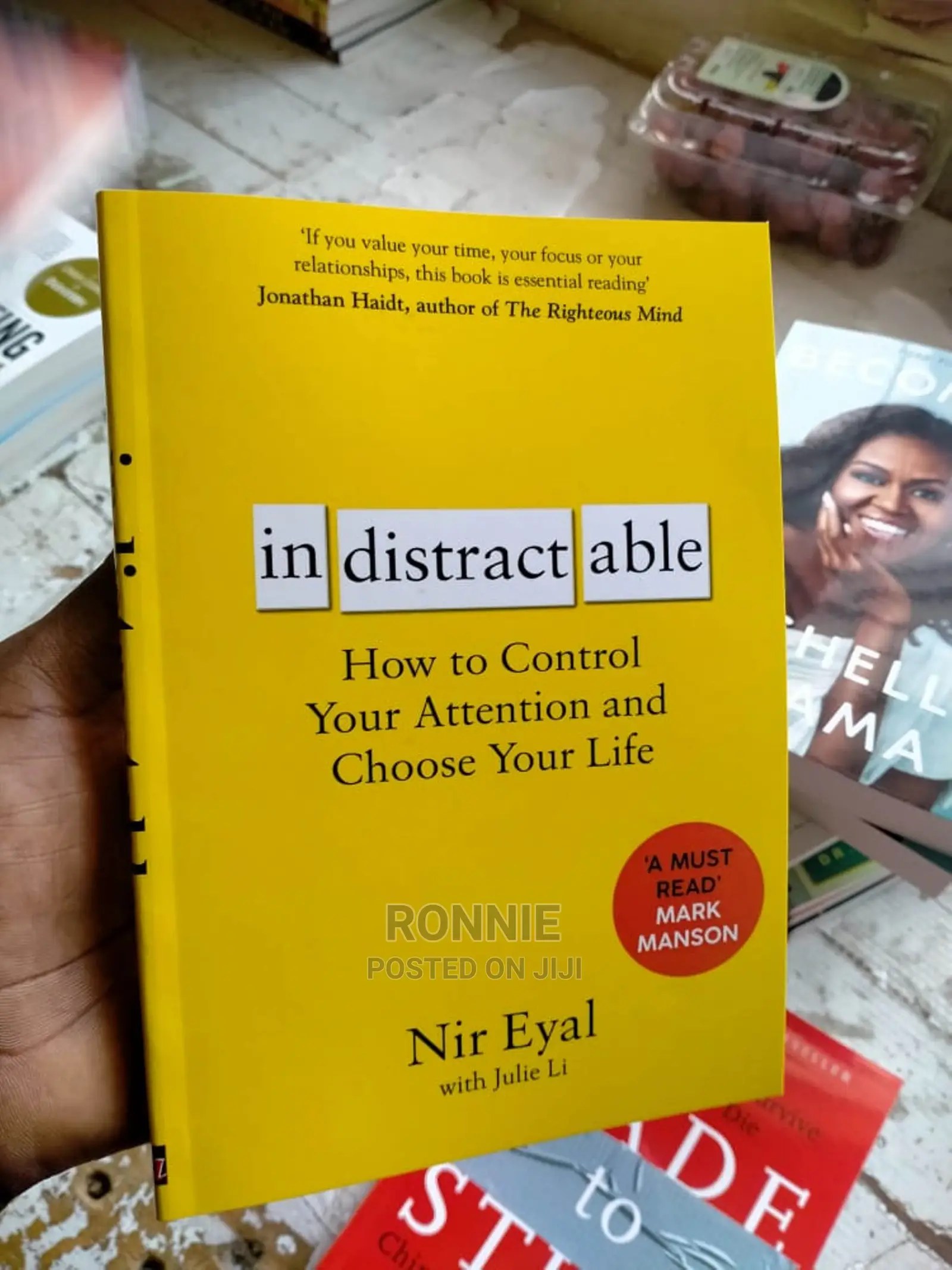 Indistractable Book by NIR EYAL