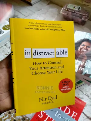 Indistractable Book by NIR EYAL