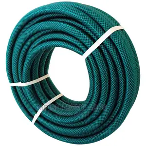 Green Braided Hose Pipe 3/4"×15/30/50m