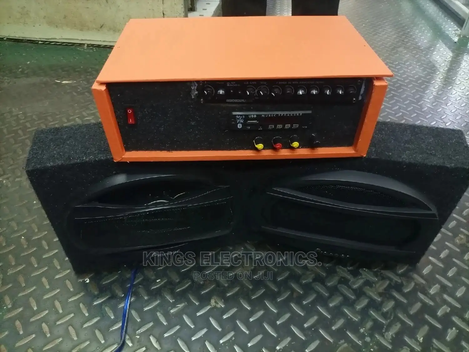 Pioneer Midranges With Amplifier.