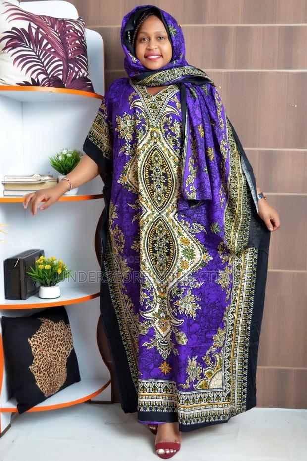 Plus Size Fitting Ladies Dera/Dashiki Dresses - thumbnail 4