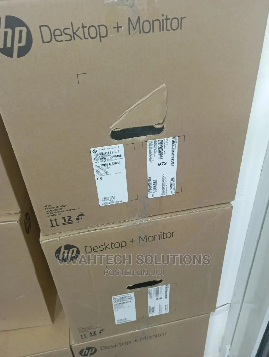 New Desktop Computer HP 290 G4 All-in-One 4GB Intel Core I5 HDD 1T