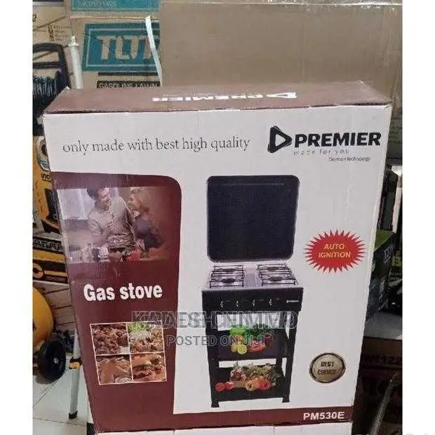 Premier Gas Stove With Shelf ( 4 Burner) in Nairobi Central