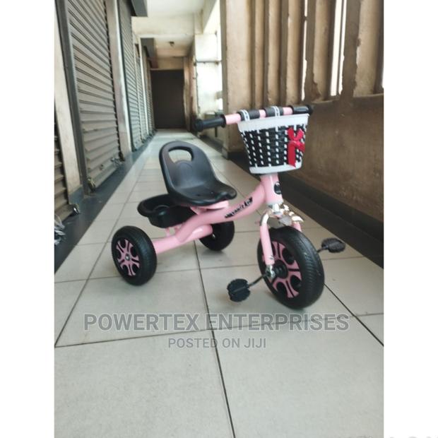 Pink Kids Tricycle - main view