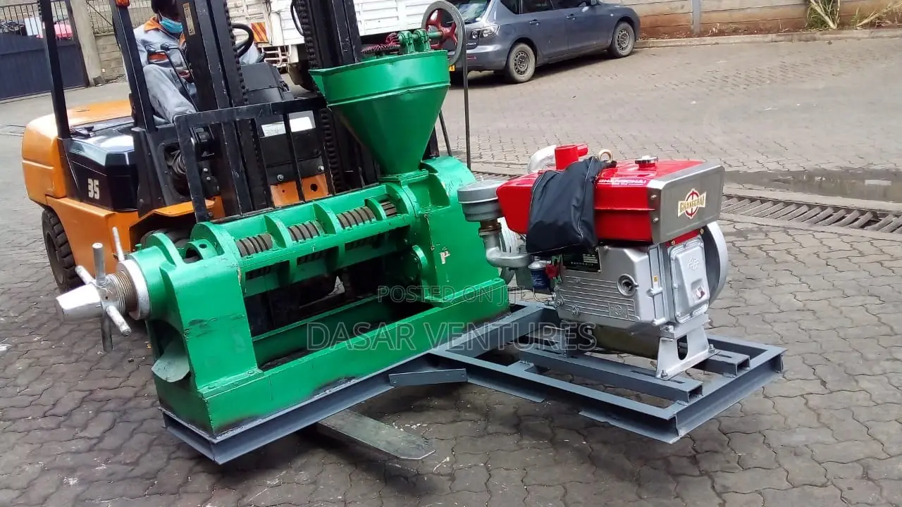 Salad Oil Press Machine With Diesel Engine 30hp