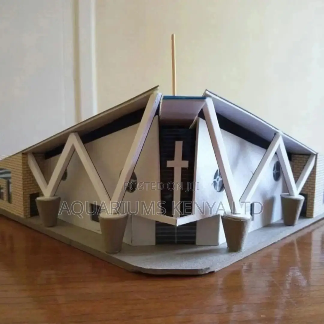 Church Architectural Model for Funding and Display