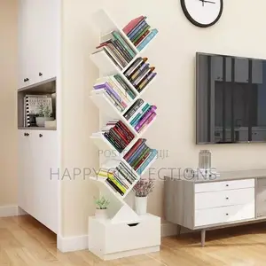 Tree Designed Wooden Bookshelf