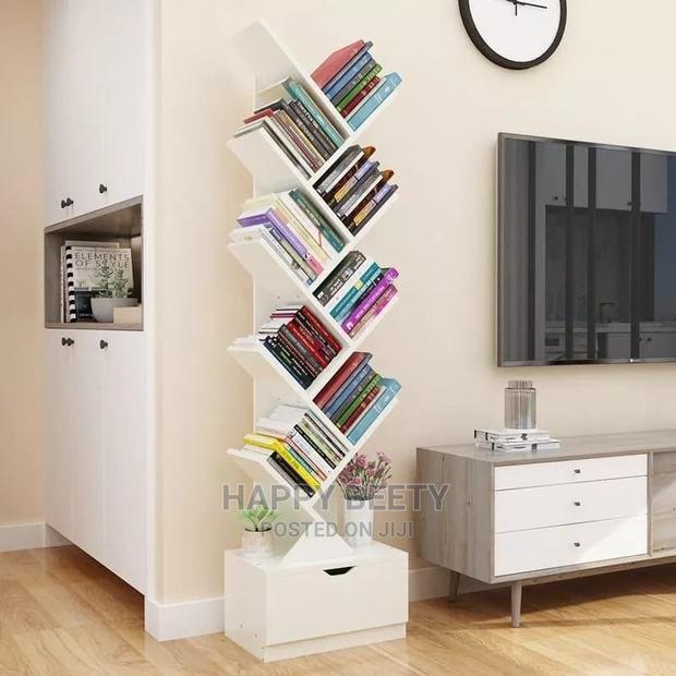 Tree Designed Wooden Bookshelf - main view