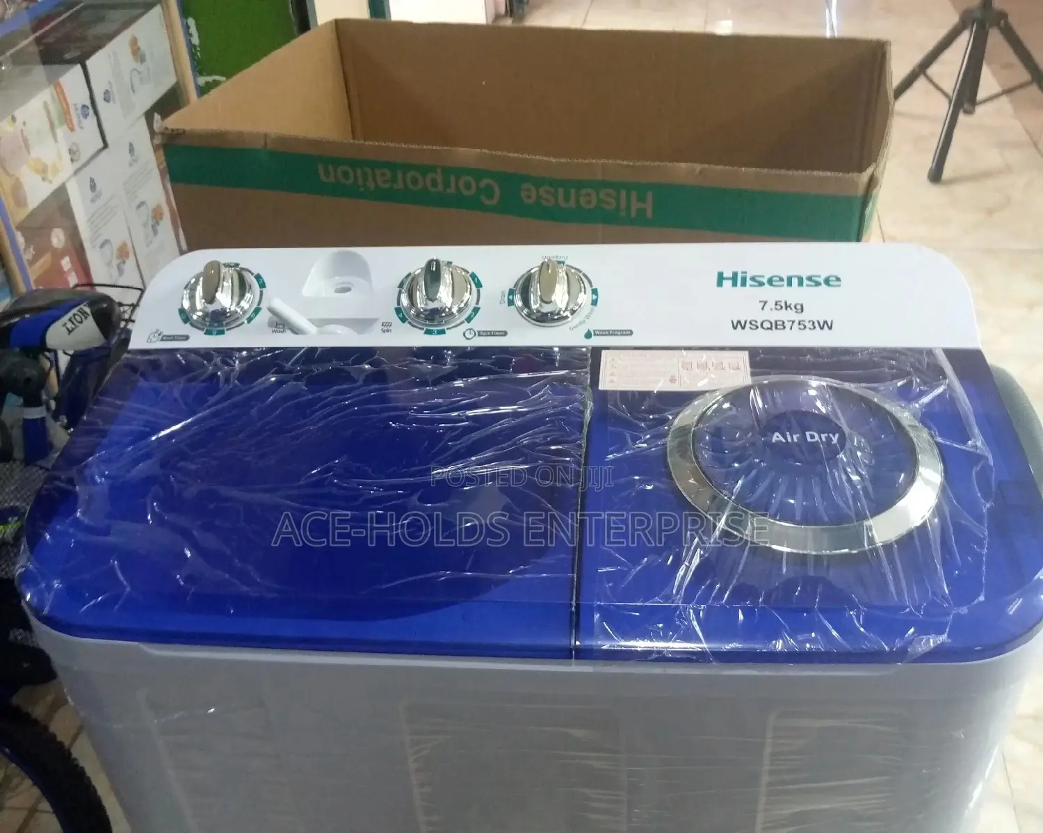 Hisense Twin Tub 7.5kg Washing Machine Top Load