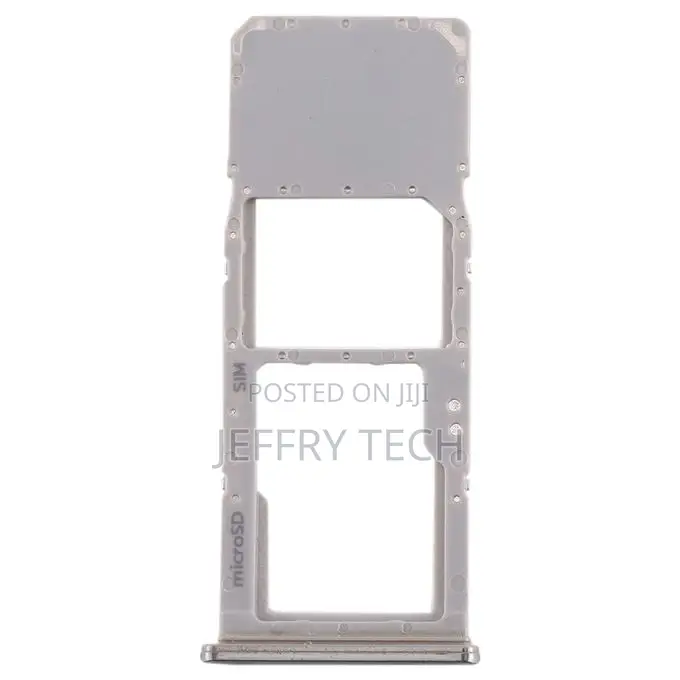 SIM Card Tray + Micro SD Card Tray for Galaxy A70 (Silver)