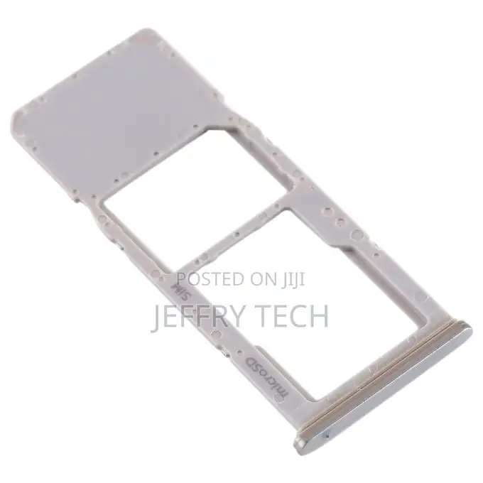 SIM Card Tray + Micro SD Card Tray for Galaxy A70 (Silver)