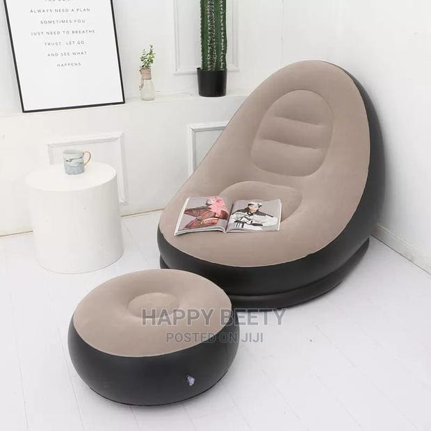 Inflatable Deluxe Lounge Seat With Foot Rest
