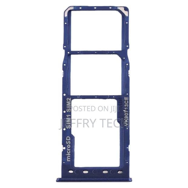SIM Card Tray + Micro SD Card Tray for Galaxy A10(Blue)