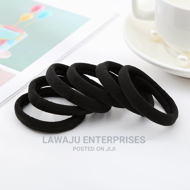 Black Hair Ribbons - 6pcs - thumbnail 3