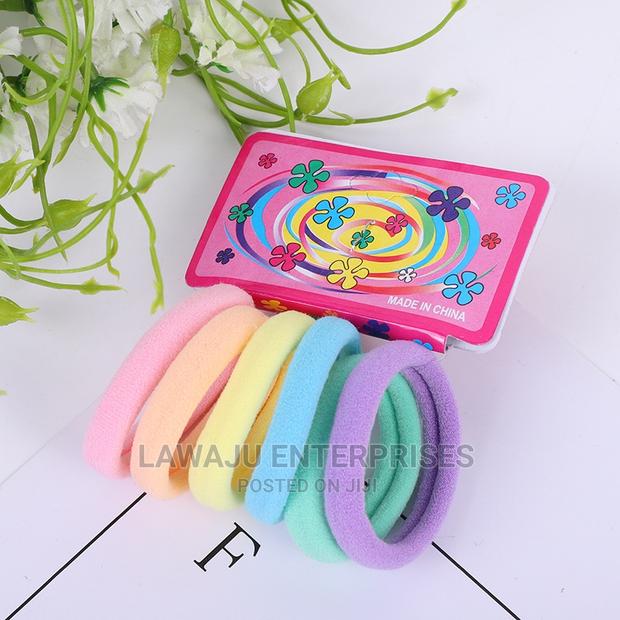 6pcs Candy Colour Hair Ribbons - thumbnail 3