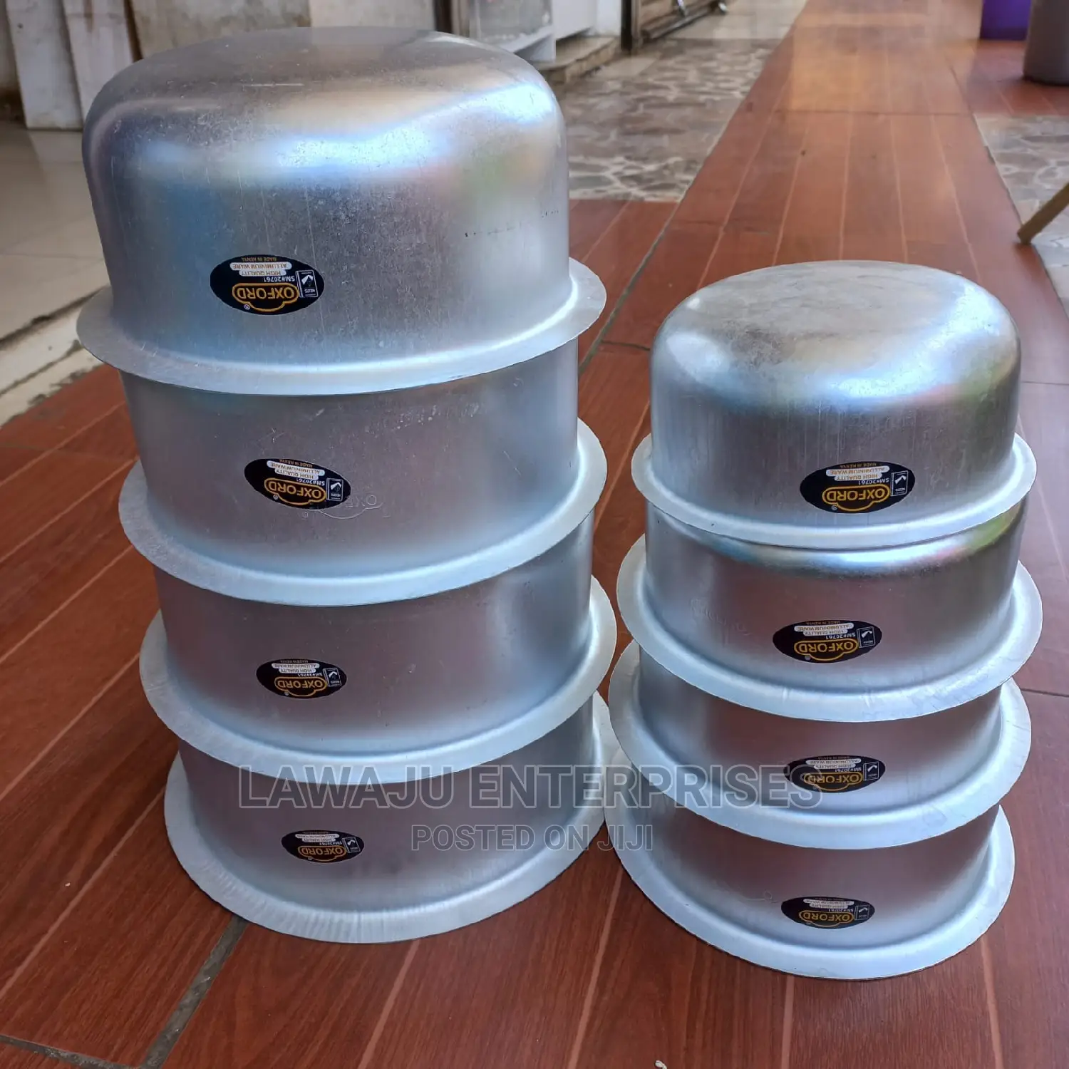Durable Light Gauge 8pcs Sufuria Set With Lids