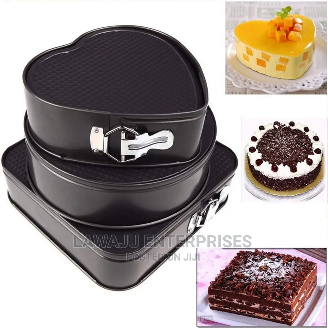 3pcs Different Shapes Baking Tins