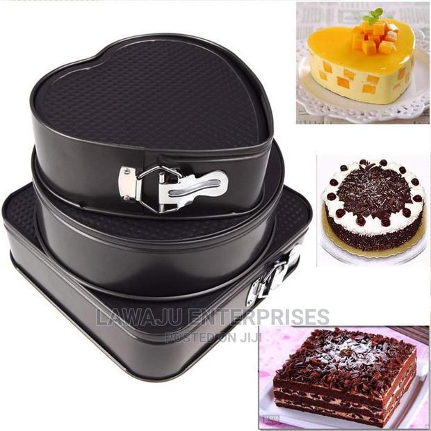 3pcs Different Shapes Baking Tins
