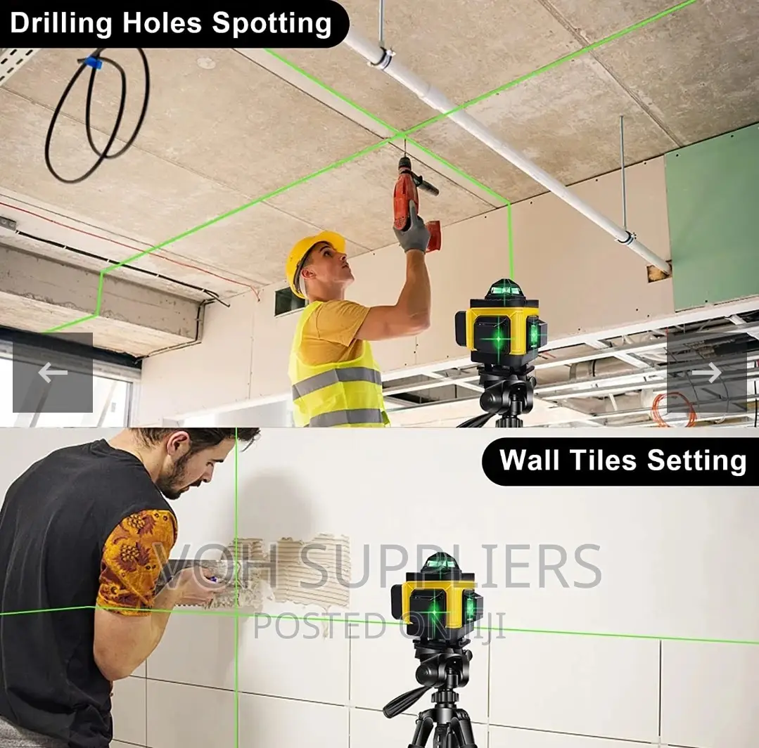 Laser Level 4D Green Line - Self-Leveling 16 Lines (Dewalt)