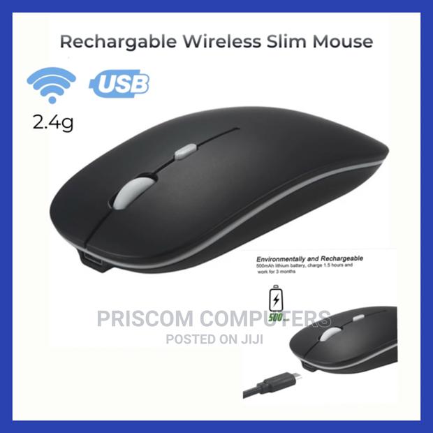 Wireless Rechargeable Mouse - 2.4 GHZ Receiver