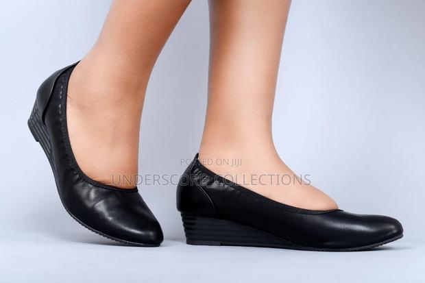 Ladies Classy Low Wedge Shoes - thumbnail 2