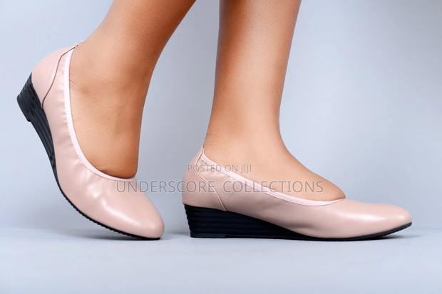 Ladies Classy Low Wedge Shoes - thumbnail 5