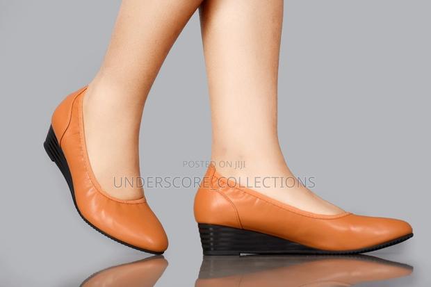 Ladies Classy Low Wedge Shoes - thumbnail 6