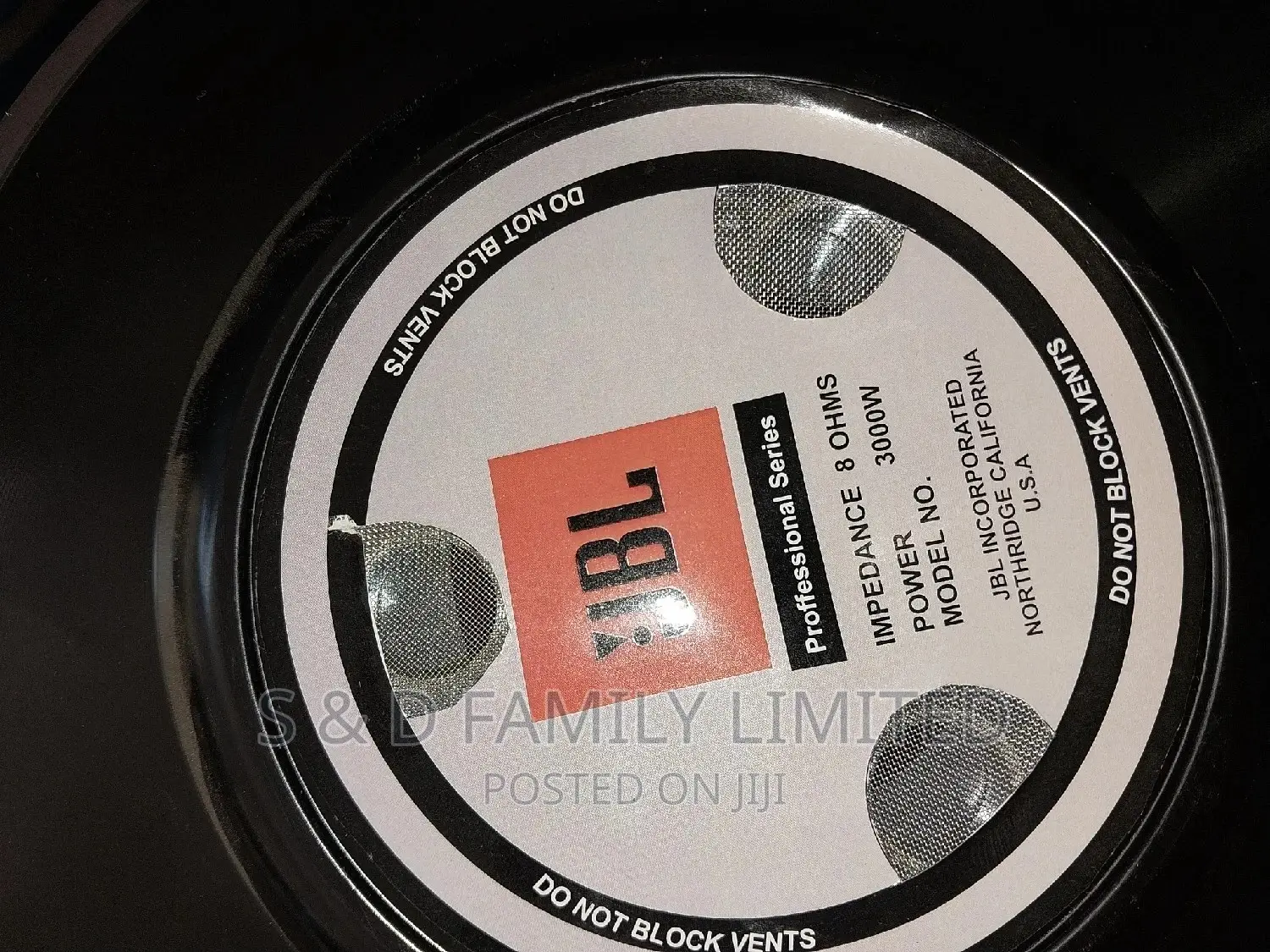 JBL 12 Inch Naked Speaker