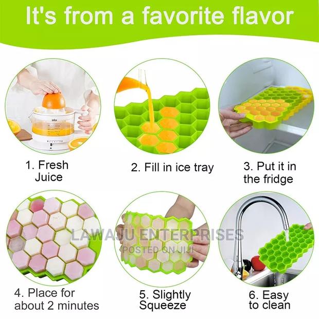 Honey Comb Ice Cubes Tray - thumbnail 4