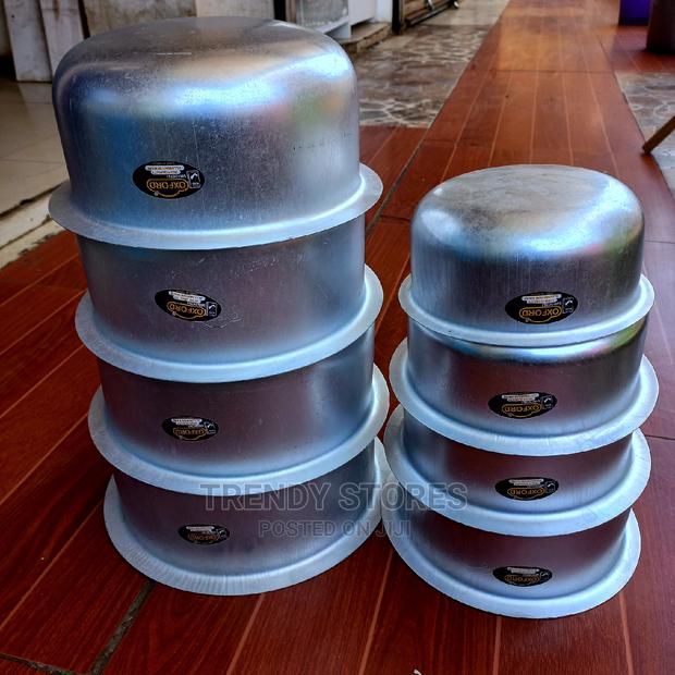 8pcs Aluminium Sufuria - main view