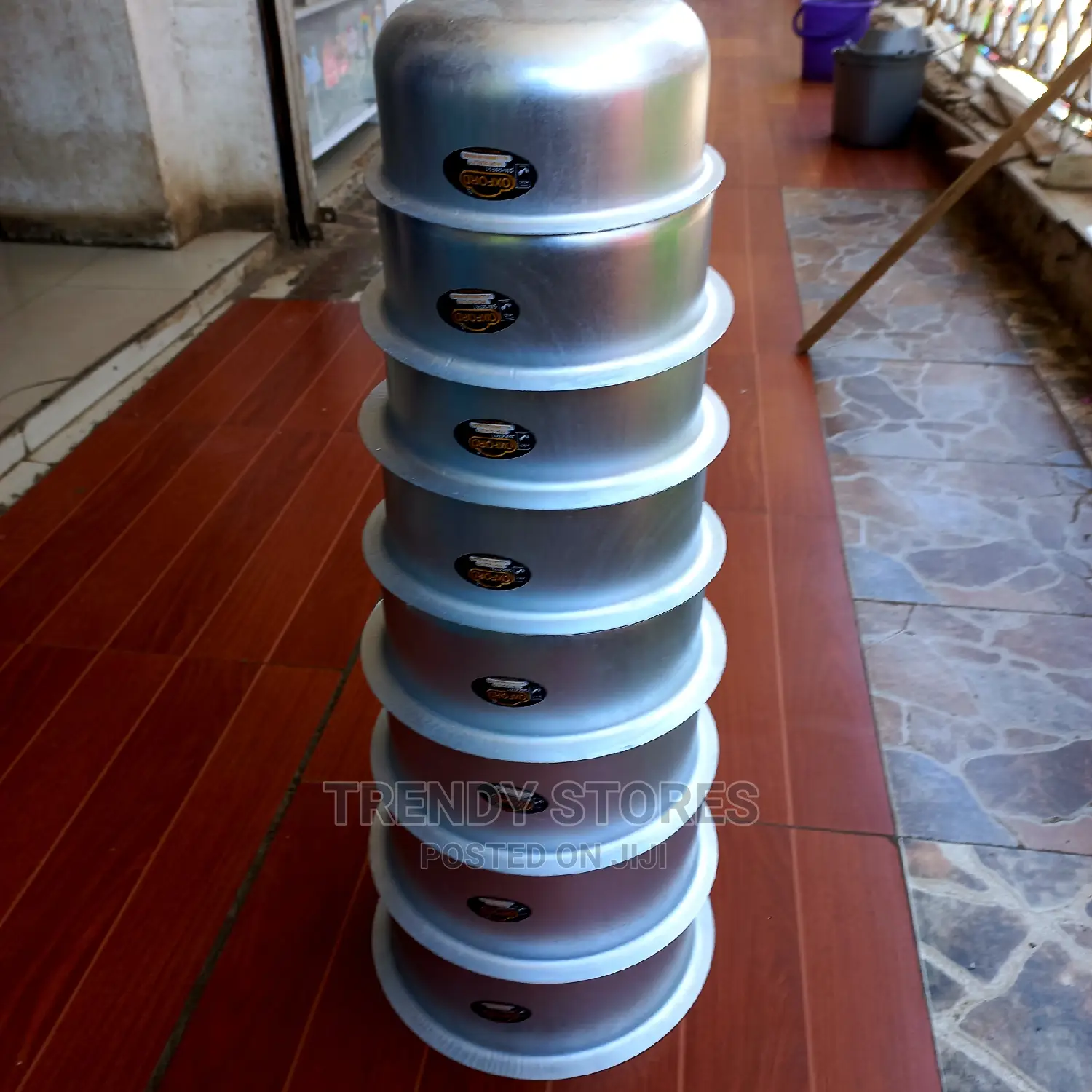 8pcs Aluminium Sufuria
