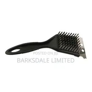 Metal BBQ Barbecue Grill Cleaning Brush Steel Oven Scrapers Brass