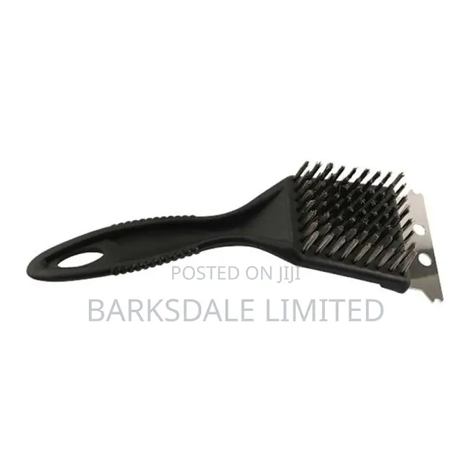 Metal BBQ Barbecue Grill Cleaning Brush Steel Oven Scrapers Brass