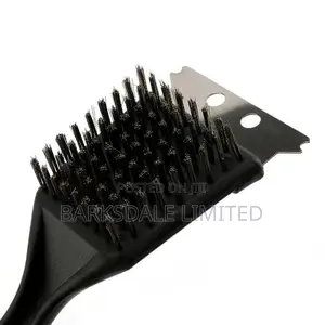 Metal BBQ Barbecue Grill Cleaning Brush Steel Oven Scrapers Brass