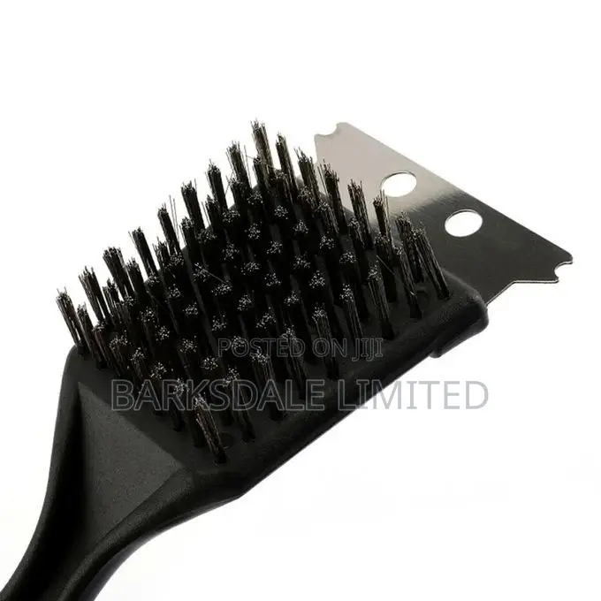 Metal BBQ Barbecue Grill Cleaning Brush Steel Oven Scrapers Brass