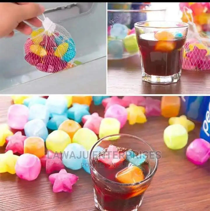 20pc Pack Reusable Silicone Ice Cubes