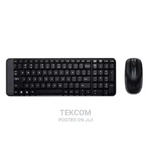 Logitech Wireless Keyboard Mouse MK220 - English Arabic