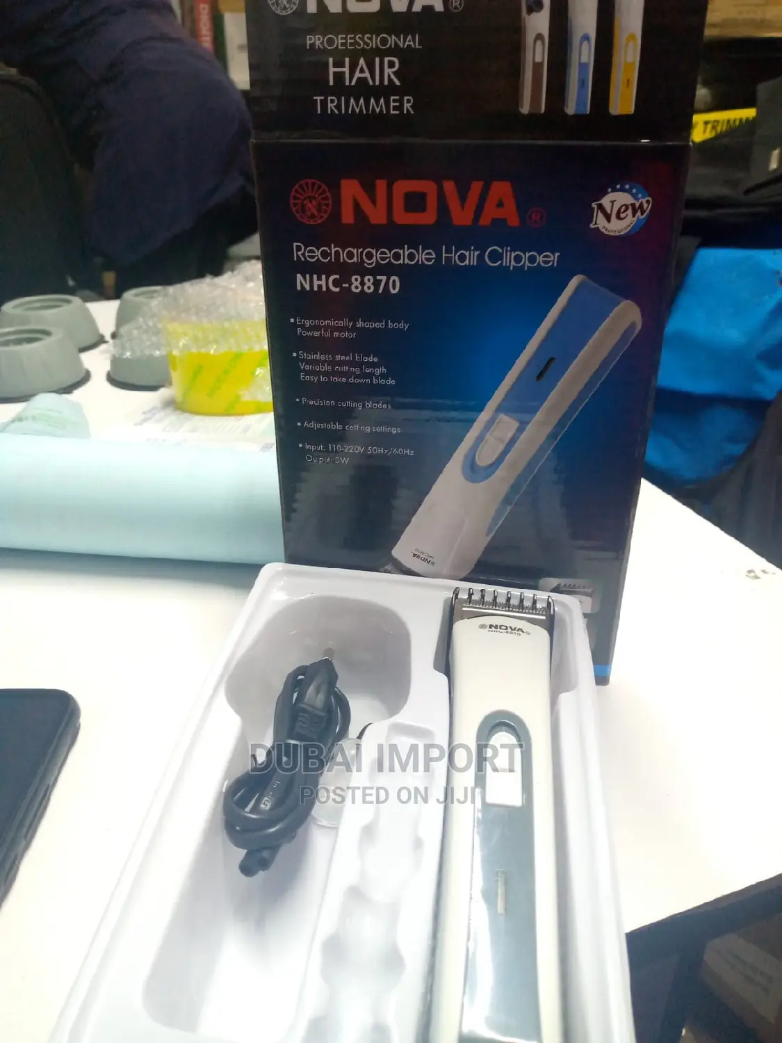 Rechargeable Hair Trimmer Shaver Nova