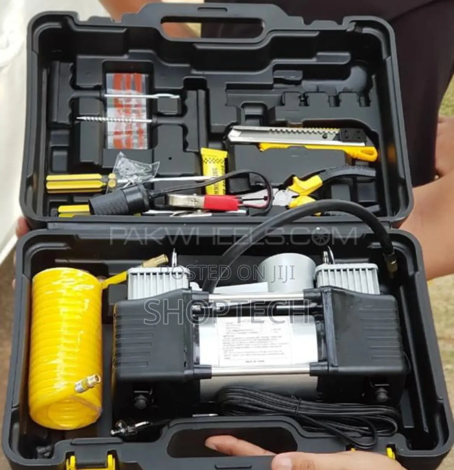 Portable Air Compressor With Tool Kit