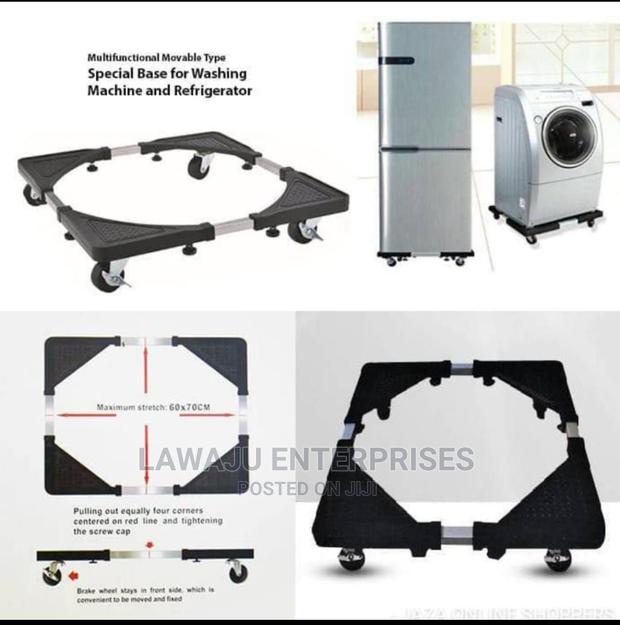 Adjustable Fridge/ Washing Machine Trolley Stand