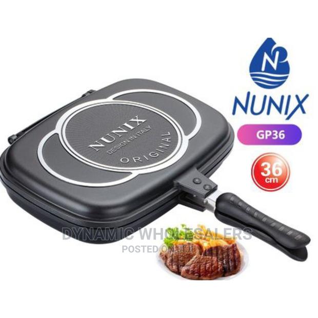 *Nunix Brand New 36 Cm Nunix Double Grill Pan