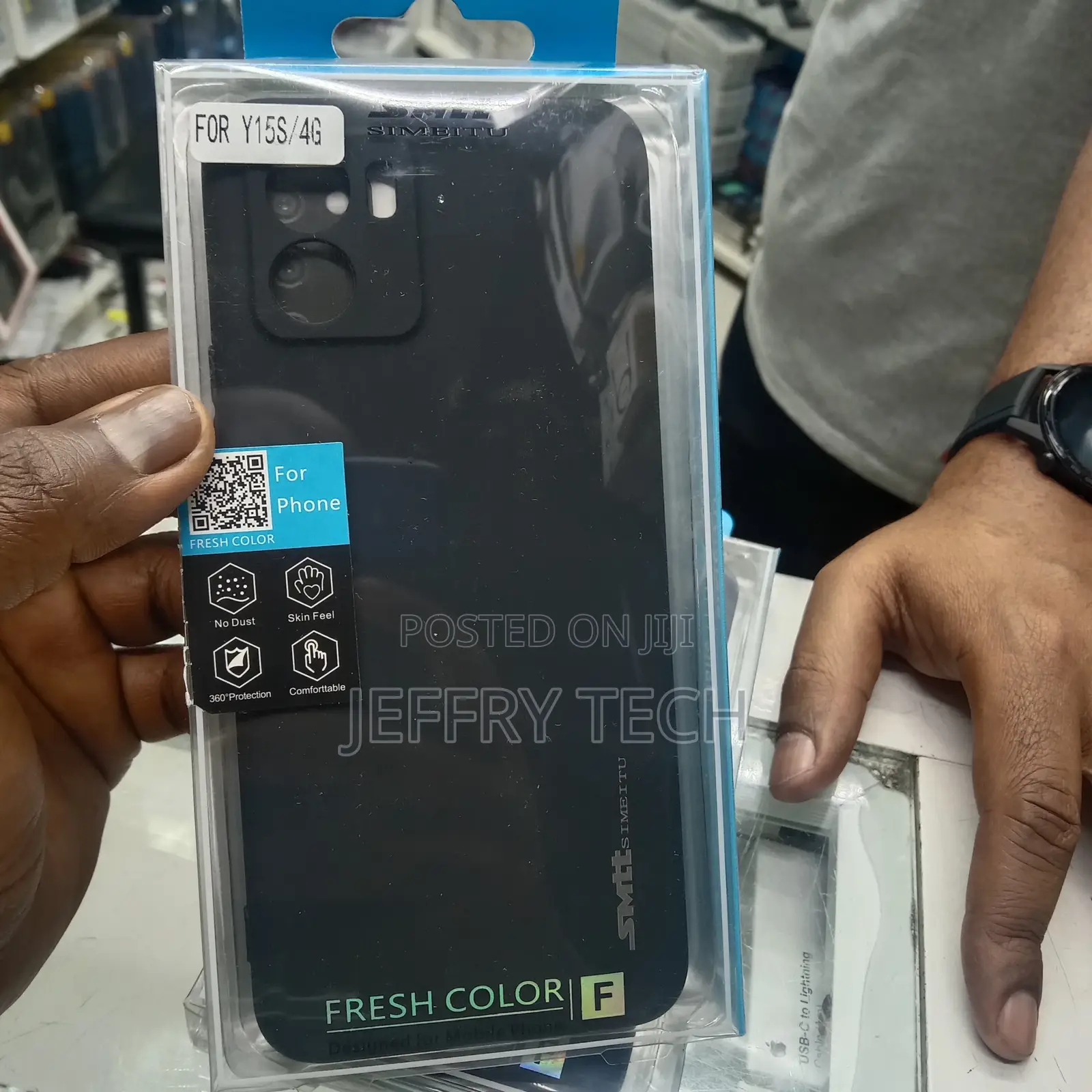 Liquid Silicone Case for Vivo Y15s 2021 V2120 Cover Soft TPU