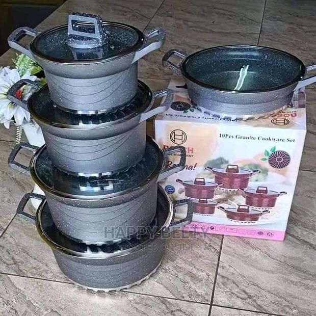 10 Piece Bosch Quality Granite Cookware