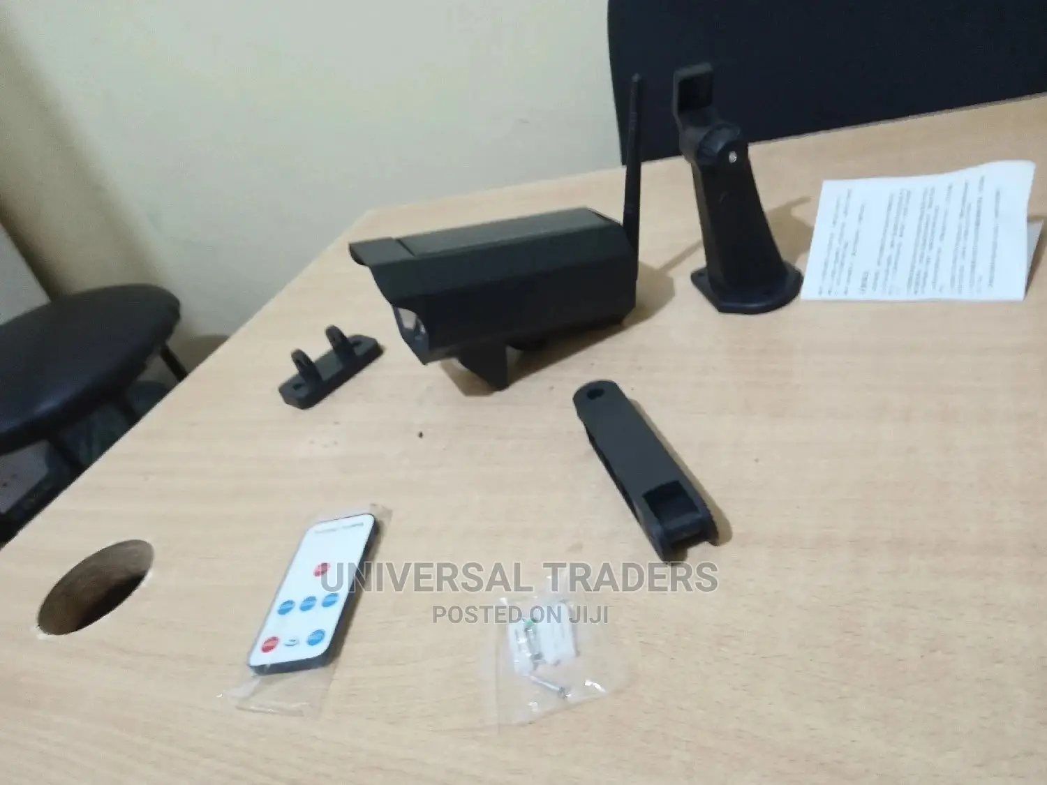 Black Motion Sensor Light Camera