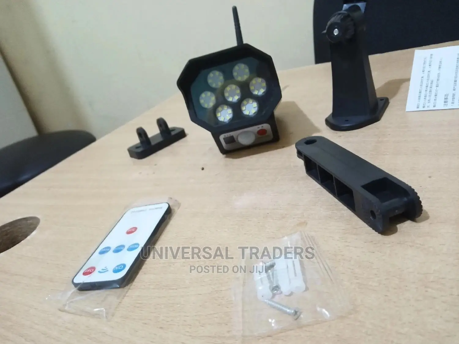 Black Motion Sensor Light Camera