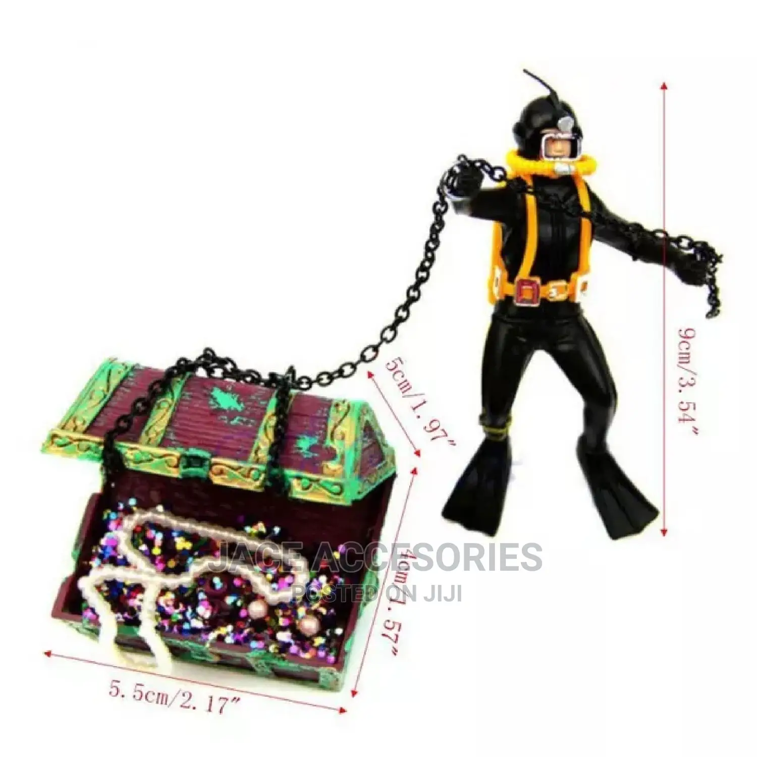 Frogman Acquarium Decoration