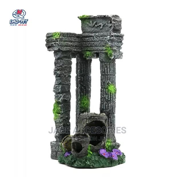 Acquarium Ancient Castle Decoration - main view