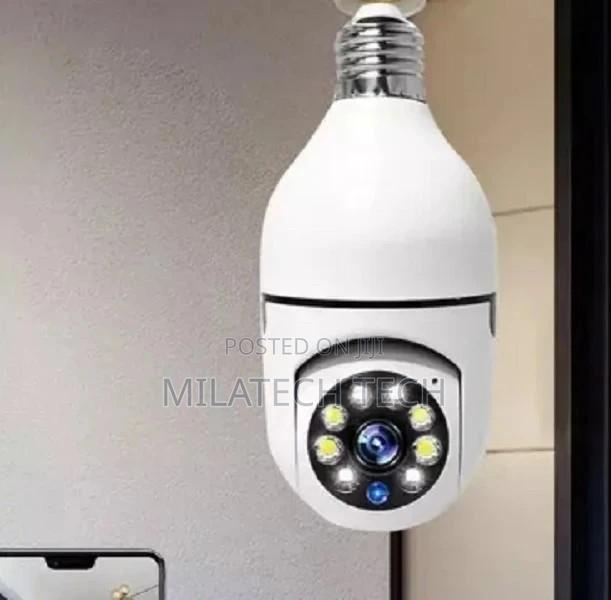 360 Degree Panoramic LED Bulb Camera With Night Vision