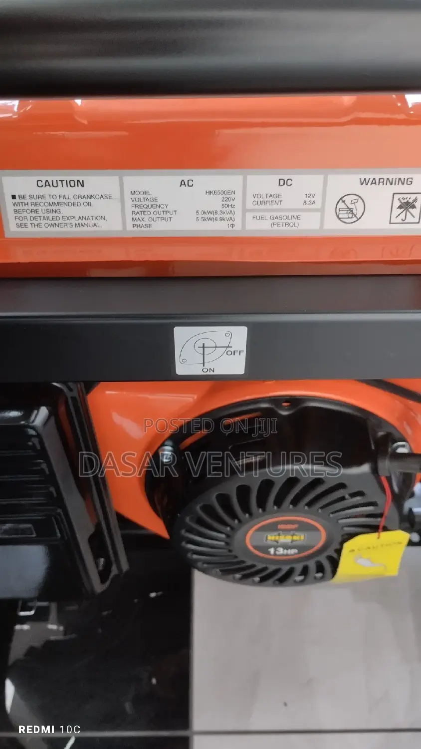 Generator 7kva - Hisaki Hk6500